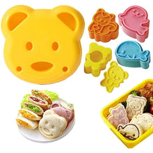 Load image into Gallery viewer, Sandwich Cutter Bear Squirrel Sea Dog Bread Knife Sandwhich Cutter Sealer for Kids Bento Lunch Baking Mold mould kitchen chef crafting tool bakery
