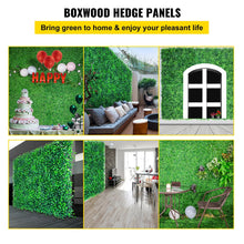 Load image into Gallery viewer, Artificial Plants Grass Wall Panel Boxwood Hedge Backdrop Home Decor Privacy Fence Backyard Wedding Party Background Moss crafting material business supply tool
