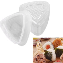 Load image into Gallery viewer, 2x Onigiri DIY Sushi Mold Rice Ball Food Press Maker Kit Japanese Kitchen Bento Accessories Kimbap crafting tool supply kitchenware seaweed tuna kimchi
