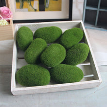 Load image into Gallery viewer, Artificial moss fake stone DIY decoration  Miniature Green Moss Balls Landscape Grass Plant Home Garden crafting material supplies
