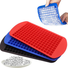 Load image into Gallery viewer, Mini Square Ice Maker Mold Ice Cube Silicone Foldable Tray Kitchen Popsicle 160 Grid crafting bar barista household freezer refrigeration crafting art tool
