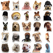 Load image into Gallery viewer, 10-50 Pieces Kawaii Cat Dog Funny Animal Meme Stickers Cute Decals Decoration DIY Skateboard Scrapbook Laptop Fridge Car Kids Toy
