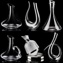 Load image into Gallery viewer, High-grade crystal glass red wine decanter household wine dispenser European red wine wine maker jug set craft supplies bartender barware party supplies
