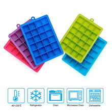 Load image into Gallery viewer, 24 Grid Ice Cube Mold Silicone Square Tray Mould Easy Release Silicone Forms Bar Kitchen Accessories bar barista whiskey cognac bourbon crafting tool
