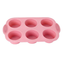 Load image into Gallery viewer, Dark Pink Molds for Baking Silicone Bakeware DIY Cake Mould Muffin Pan Pastry Kitchen Accessories Decorate Tools Crafting supplies bakery business
