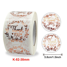 Load image into Gallery viewer, 100-500 Pieces Round Laser English Thank You Gift Seal Sealing Stickers with Waterproof Wedding Holiday Label
