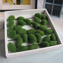 Load image into Gallery viewer, Artificial moss fake stone DIY decoration  Miniature Green Moss Balls Landscape Grass Plant Home Garden crafting material supplies
