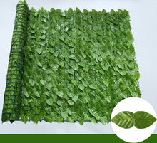 Load image into Gallery viewer, Artificial Ivy Hedge Green Leaf Fence Panels Faux Privacy Fence Screen for Home Outdoor Garden Balcony Decoration crafting material design art
