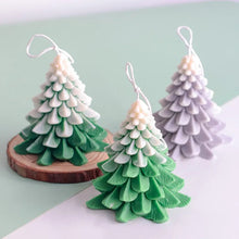 Load image into Gallery viewer, 3D Christmas Tree Candle Silicone Mold DIY Aromatherapy Gypsum Soap Resin Ice Baking Pine Mold Home Decor Festival Gifts craft tool supply artist
