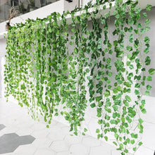 Load image into Gallery viewer, 6 Pieces Artificial Ivy Leaves Plants Garland Vines Fake Flowers Home Bedroom Party Garden Wedding Decoration Hanging DIY crafting material supply greenery moss
