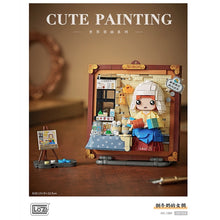 Load image into Gallery viewer, World Famous Classic Pixel Art Painting Model Building Block MOC Mini Bricks Children Girls Cute Art Friends Creative Diy blocks
