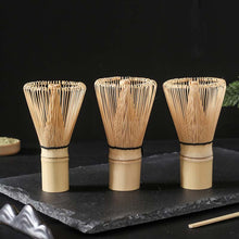 Load image into Gallery viewer, Matcha Tea Brush Song Dynasty Tea Ordering Blender Tool Matcha Bowl Bamboo Stand Dial Stirring Brushes japanese crafting art supplies boba
