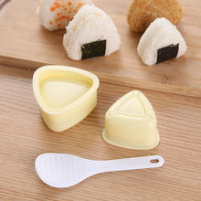 Load image into Gallery viewer, DIY Sushi Mold Onigiri Rice Ball Food Press Triangular Maker Mold Japanese Home Kitchen Bento Accessories Tools crafting tool supplies
