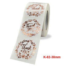 Load image into Gallery viewer, 100-500 Pieces Round Laser English Thank You Gift Seal Sealing Stickers with Waterproof Wedding Holiday Label
