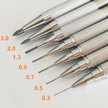 Load image into Gallery viewer, Mechanical Pencil Full Metal Art Drawing Painting Automatic with Leads Office School Supply 0.3mm 0.5mm 0.7mm 0.9mm 1.3mm 2mm 3mm craft tool supplies
