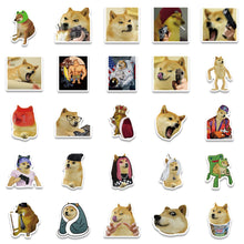 Load image into Gallery viewer, 10- 50 Pieces Cartoon Funny Dog Meme Stickers For Kids Motorcycle Phone Skateboards Laptop Luggage Doge Stickers
