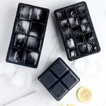 Load image into Gallery viewer, Grid Big Ice Tray Mold Box Large Food Grade Silicone Ice Cube Square Tray Mould Diy Bar Pub Wine Ice Blocks Maker Model 4/6/8/15 bartender
