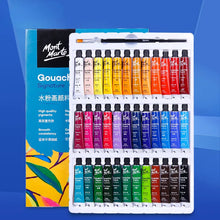 Load image into Gallery viewer, 12-24 Color Gouache Paint Set High Quality Artist Painting Professional Washable Watercolor 6/12ML Student Exam Art Supplies craft crafting
