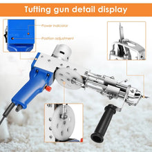 Load image into Gallery viewer, Tufting Gun 2 IN 1 Electric Carpet Machine Can Do Both Cut Pile and Loop Pile Hand Gun Crafting tool supplies rug mat making
