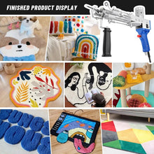 Load image into Gallery viewer, Tufting Gun 2 IN 1 Electric Carpet Machine Can Do Both Cut Pile and Loop Pile Hand Gun Crafting tool supplies rug mat making
