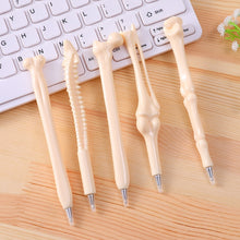 Load image into Gallery viewer, 5Pcs/Set Lifelike Bone Shape Ballpoint Pen School Office Writing Supplies Gift Stationery doctor anatomy phd science art craft
