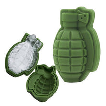 Load image into Gallery viewer, 3D Grenade Shape Ice Cube Mold Freeze Box Whiskey Silicone Ice Machine Bar Cake Decorating Tools Chocolate Fondant chef crafting art supplies
