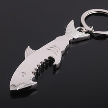Load image into Gallery viewer, Shark Keychain Bottle Opener Fish Beer Bottle Opener Keychain Charms Bag Car Keys Accessories Keyring Jewelry Gift fisherman boat
