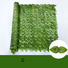 Load image into Gallery viewer, Artificial Leaf Fence Panels Faux Hedge Privacy Fence Screen Greenery for Outdoor Garden Yard Terrace Patio Crafting material art
