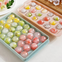 Load image into Gallery viewer, Mini Ball Maker Mold Ice Ball Mould Hockey Round Frozen Cube Lid Tray Box Whiskey Cocktail Kitchen barista bar crafting tool supply art cognac
