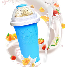 Load image into Gallery viewer, Frozen Slushy Cup Smoothie with Lids and Straws Slushie Maker Icy Fasting Cooling Make Milkshake Smoothie Freeze Beer ice maker craft supply tool
