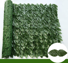 Load image into Gallery viewer, Artificial Ivy Hedge Green Leaf Fence Panels Faux Privacy Fence Screen for Home Outdoor Garden Balcony Decoration crafting material design art
