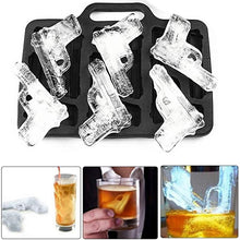 Load image into Gallery viewer, Gun Bullet Shape Ice Cube Maker 3D DIY Mold Chocolate Candy Mould Cold Drink Whiskey Wine chef bar crafting art supplies military army navy militia marines
