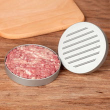 Load image into Gallery viewer, high quality round hamburger mold aluminum alloy meat beef BBQ burger meat press kitchen food mold mould barbecue DIY craft tool supplies
