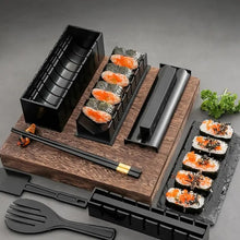 Load image into Gallery viewer, Sushi Maker Set Machine Seaweed Rice Rolls Mold Roller Kit Vegetable Meat Rolling Tool DIY Ball Moulds Kitchen Tool crafting supplies japanese nigiri maki sake ahi
