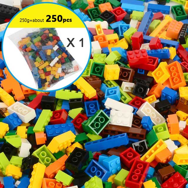 250-3000g Building Blocks DIY Creative Bricks Compatible Classic Bricks Bulk Base Plate Educational Toy For Children CRAFTING material art