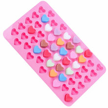 Load image into Gallery viewer, 55 Small Heart Shaped Silicone Cake Mold Heart Chocolate Pastry DIY Baking Decoration Kitchen Ice Cube Crystal Epoxy Mould crafting tools
