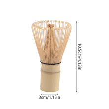 Load image into Gallery viewer, Matcha Tea Brush Song Dynasty Tea Ordering Blender Tool Matcha Bowl Bamboo Stand Dial Stirring Brushes japanese crafting art supplies boba
