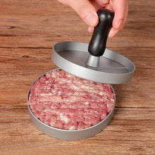 Load image into Gallery viewer, high quality round hamburger mold aluminum alloy meat beef BBQ burger meat press kitchen food mold mould barbecue DIY craft tool supplies
