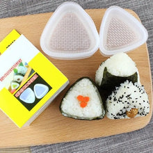 Load image into Gallery viewer, 2x Onigiri DIY Sushi Mold Rice Ball Food Press Maker Kit Japanese Kitchen Bento Accessories Kimbap crafting tool supply kitchenware seaweed tuna kimchi
