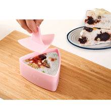 Load image into Gallery viewer, Onigiri Rice Ball Food Press DIY Sushi Mold Triangular Maker Kit Japanese Kitchen Bento Accessories mould konbu matcha crafting supplies tool
