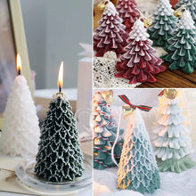 Load image into Gallery viewer, 3D Christmas Tree Candle Silicone Mold DIY Aromatherapy Gypsum Soap Resin Ice Baking Pine Mold Home Decor Festival Gifts craft tool supply artist
