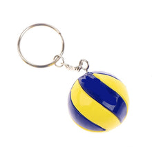 Load image into Gallery viewer, PVC Volleyball Keychain Gifts Beach Ball Sport Players Gift  bump spike set ace Mintonette wallyball baseline handball volley
