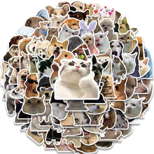 Load image into Gallery viewer, 10/30/50/100pcs Cute Dog Cat MEME Funny Animals Stickers Aesthetic Decals Notebook Laptop Kid Cartoon Sticker Toy art craft supplies
