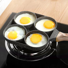 Load image into Gallery viewer, 4-hole Omelet Pan Frying Pot Thickened Non-stick Egg Pancake Steak Cooking Hamburger bread Breakfast Maker Induction cooker DIY craft tool
