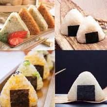 Load image into Gallery viewer, 2x Onigiri DIY Sushi Mold Rice Ball Food Press Maker Kit Japanese Kitchen Bento Accessories Kimbap crafting tool supply kitchenware seaweed tuna kimchi
