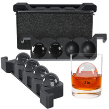 Load image into Gallery viewer, Crystal Clear Ice Ball Maker Ice Ball Press Spherical Whiskey Tray Mould Bubble-Free Ice Cube Maker Cylinder Ice Box Mold bartender cognac scotch bourbon
