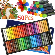 Load image into Gallery viewer, Artist Soft Oil Pastel Set Professional Painting Drawing Graffiti Art Crayons Washable Round Non Toxic Sticks craft crafting supplies
