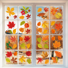 Load image into Gallery viewer, Autumn Window Clings for Glass  Autumn Clings for Windows Fall Window Stickers Thanksgiving Autumn Home Office Decorations art craft tool supply DIY
