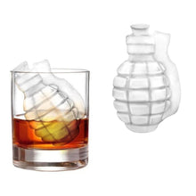 Load image into Gallery viewer, 3D Grenade Shape Ice Cube Mold Freeze Box Whiskey Silicone Ice Machine Bar Cake Decorating Tools Chocolate Fondant chef crafting art supplies
