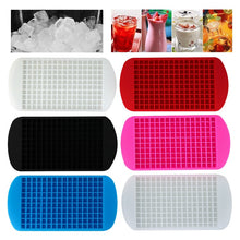 Load image into Gallery viewer, Mini Square Ice Maker Mold Ice Cube Silicone Foldable Tray Kitchen Popsicle 160 Grid crafting bar barista household freezer refrigeration crafting art tool
